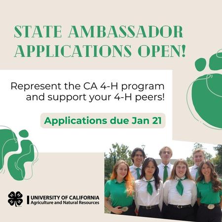 State Ambassador Applications Open!