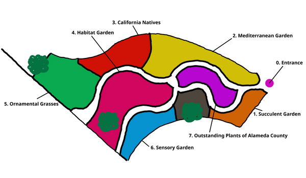 Quarry Lakes Self-Guided Tour Map