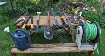 Tools you can use to maintain your fire-smart landscaping. Photo Credit:  Pleuntje