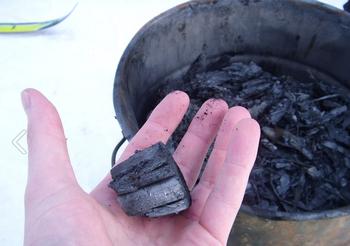 Biochar is made from plant material slowly cooked at high temperature in a low oxygen environment. When buried in soil, it sequesters carbon. K. Salo