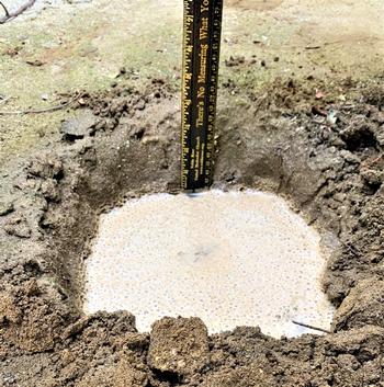 If you fill a hole with water in your garden and it disappears less than one inch per hour, you have poor drainage. Amend with organic material. UC.