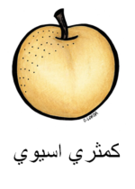 Asian Pear Arabic