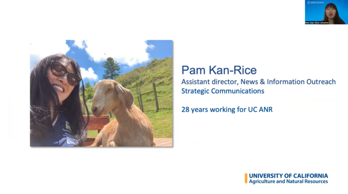 Pam Kan Rice - Assistant Director of News and Information Outreach