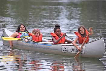 Youth canoeing