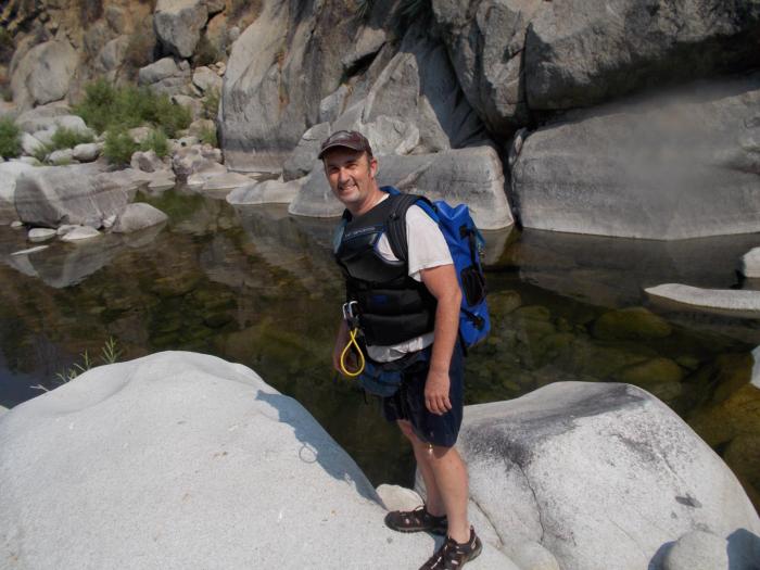 13 Kings River from Yucca Point to Garnet Dyke in the Sequoia National Forest. We traveled 11.5 miles in 3 days and 2 nights jumping in and out of the river 8-11-2018