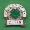 Record Book- club pin