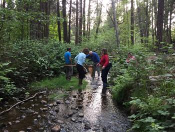 Sierra Streams Institute California Naturalists conduct water quality surveys
