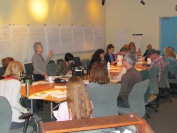 Los Angeles Food Policy Council members plan an upcoming urban agriculture initiative