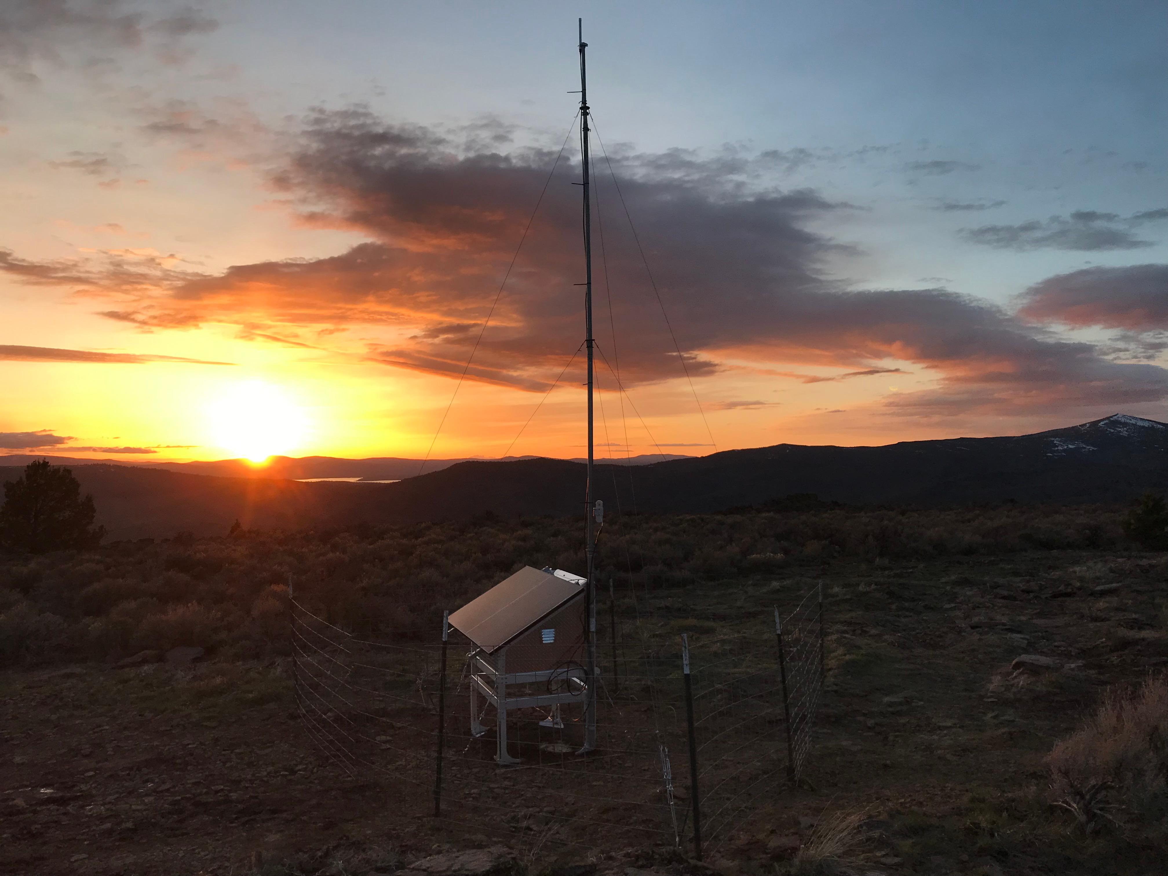 Vence antenna ready to send directions to collared cattle