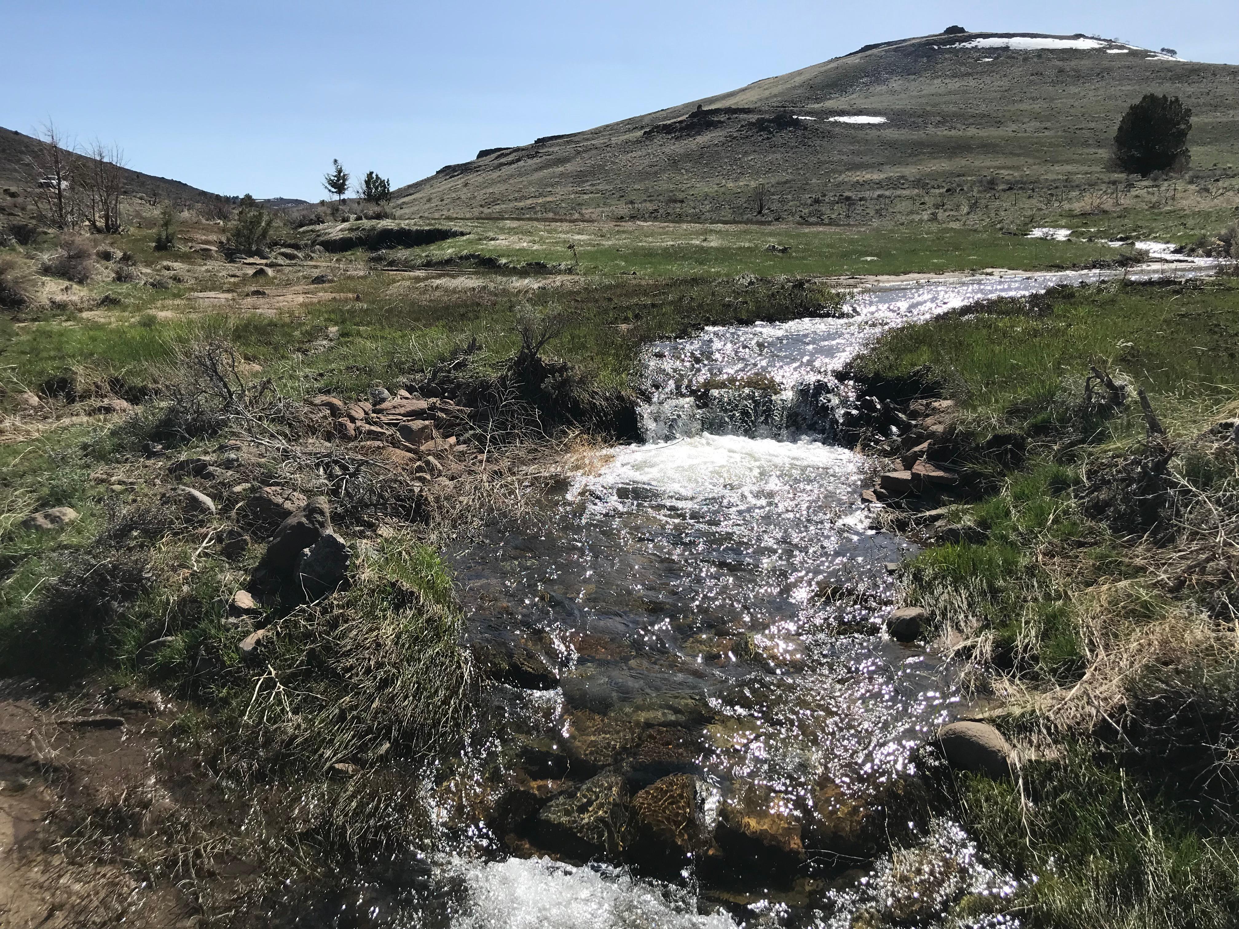 Same Zuni Bowl in April 2023 protecting a headcut in large flows