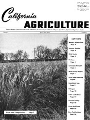 California Agriculture, Vol. 2, No.1