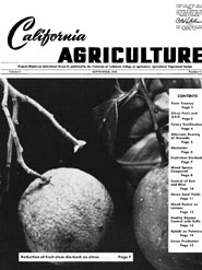 California Agriculture, Vol. 2, No.9