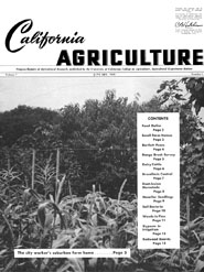 California Agriculture, Vol. 3, No.1