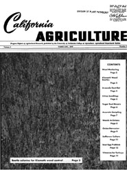 California Agriculture, Vol. 3, No.2