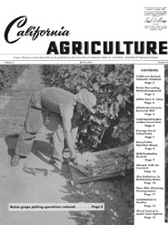 California Agriculture, Vol. 3, No.6