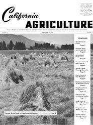 California Agriculture, Vol. 3, No.9
