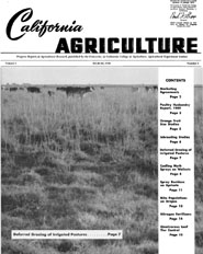 California Agriculture, Vol. 4, No.3