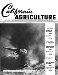 California Agriculture, Vol. 4, No.9