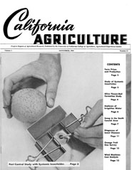 California Agriculture, Vol. 4, No.11