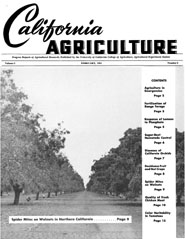 California Agriculture, Vol. 5, No.2