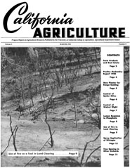California Agriculture, Vol. 5, No.3