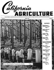 California Agriculture, Vol. 5, No.4
