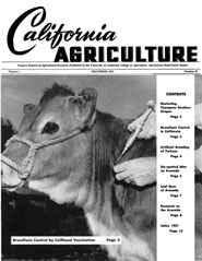 California Agriculture, Vol. 5, No.12