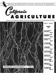 California Agriculture, Vol. 7, No.3