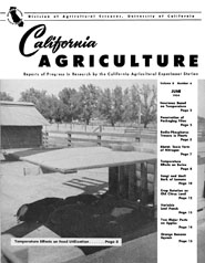 California Agriculture, Vol. 8, No.6
