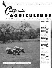 California Agriculture, Vol. 8, No.7