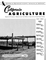 California Agriculture, Vol. 8, No.8