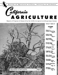 California Agriculture, Vol. 8, No.10