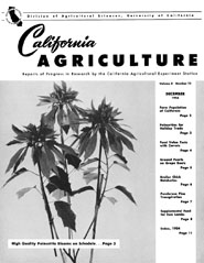 California Agriculture, Vol. 8, No.12