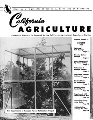 California Agriculture, Vol. 9, No.10