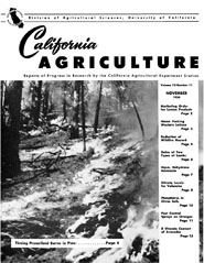 California Agriculture, Vol. 10, No.11