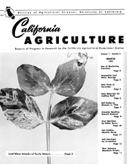 California Agriculture, Vol. 11, No.3