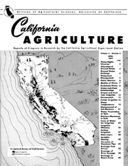 California Agriculture, Vol. 11, No.4