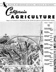California Agriculture, Vol. 11, No.7