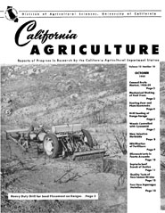 California Agriculture, Vol. 12, No.10