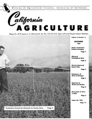 California Agriculture, Vol. 12, No.12
