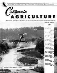California Agriculture, Vol. 13, No.4