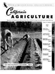 California Agriculture, Vol. 13, No.5