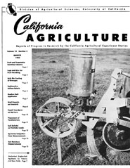 California Agriculture, Vol. 14, No.3
