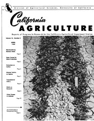 California Agriculture, Vol. 14, No.4