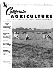 California Agriculture, Vol. 14, No.11