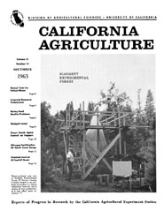 California Agriculture, Vol. 17, No.12