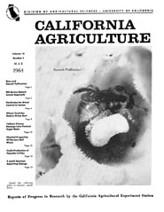 California Agriculture, Vol. 18, No.5