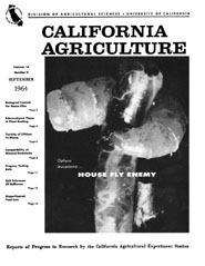 California Agriculture, Vol. 18, No.9