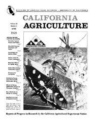 California Agriculture, Vol. 23, No.4
