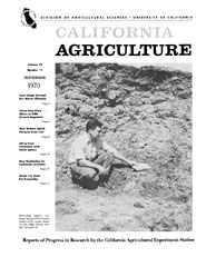 California Agriculture, Vol. 24, No.11